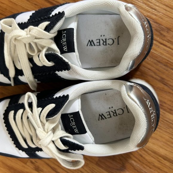 J. Crew Navy and White Sneakers - Picture 5 of 7